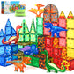 Coodoo Magnetic Tiles 102 PCS Dinosaur Toys-Jurassic Scenes Dinosaur World Adventure Set Creative Kids Games