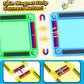Coodoo Magnetic Tiles With Metal Tin 34 PCS Toddler Toy Building Toys Stem