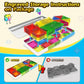 Coodoo Magnetic Tiles With Metal Tin 34 PCS Toddler Toy Building Toys Stem