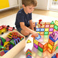 Coodoo Kids Toys Magnetic Tiles Starter Set Classroom Must Haves, Magnetic Blocks for Toddlers Magnet Building Toys Preschool Montessori Learning Games for 3+ Year Old Boys & Girls