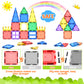 Coodoo Magnetic Tiles Kids Toys STEM Magnet Toy Magnetic Blocks Building Preschool Learning Sensory Montessori Toys for 3+ Year Old Safe Creativity Toddler Kids Toy 40PCS