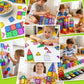 Coodoo Magnetic Tiles Kids Toys STEM Magnet Toy Magnetic Blocks Building Preschool Learning Sensory Montessori Toys for 3+ Year Old Safe Creativity Toddler Kids Toy 40PCS