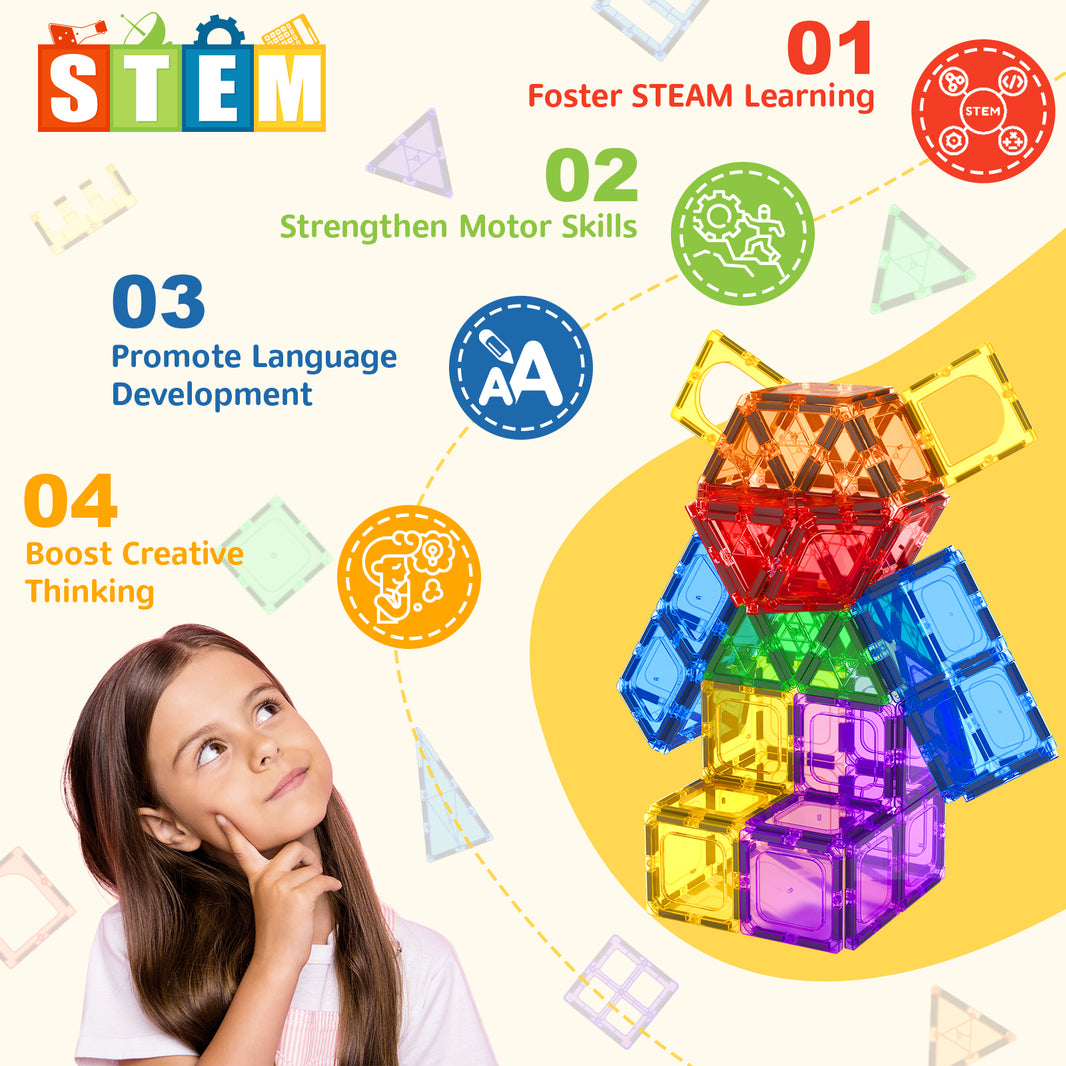 Magnetic Blocks, Cubes & Tiles | STEM Educational Toys for Kids ...
