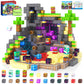 Coodoo 100 PCS Magnetic Blocks Rainforest Mine Adventure Toddler Montessori Toys Kids Sensory Games