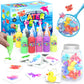 Coodoo Magic Water Elf Toy Craft Kits for Kids, DIY Your Own Aqua Fairy Water Pets & Squishy Maker Toys with 10 Magic Gels and 8 Molds
