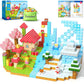 Coodoo 110 PCS Magnetic Blocks Games & Frozen Set valentines gifts for kids Montessori Stem Construction Toys