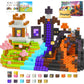 Coodoo Magnetic Blocks- 100pcs Mine Magnet World Block Cubes Toys for Kids Ages 4-8 Magnetic Tiles Kids Sensory Toys
