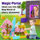 Coodoo 54 PCS Magnetic Blocks Cherry Blossom Set – STEM Building Toy for Kids 3+