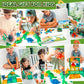Coodoo Dinosaur Toys Magnetic Tiles 3D Movable Dinos Montessori Sensory Toys Christmas and Birthday gifts