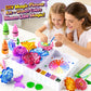 Coodoo DIY Flower Craft Kits, Magic Dyeing Florist Bouquet Maker Art Supplies Arts and Crafts Stem Toys for 3-5 Year Olds