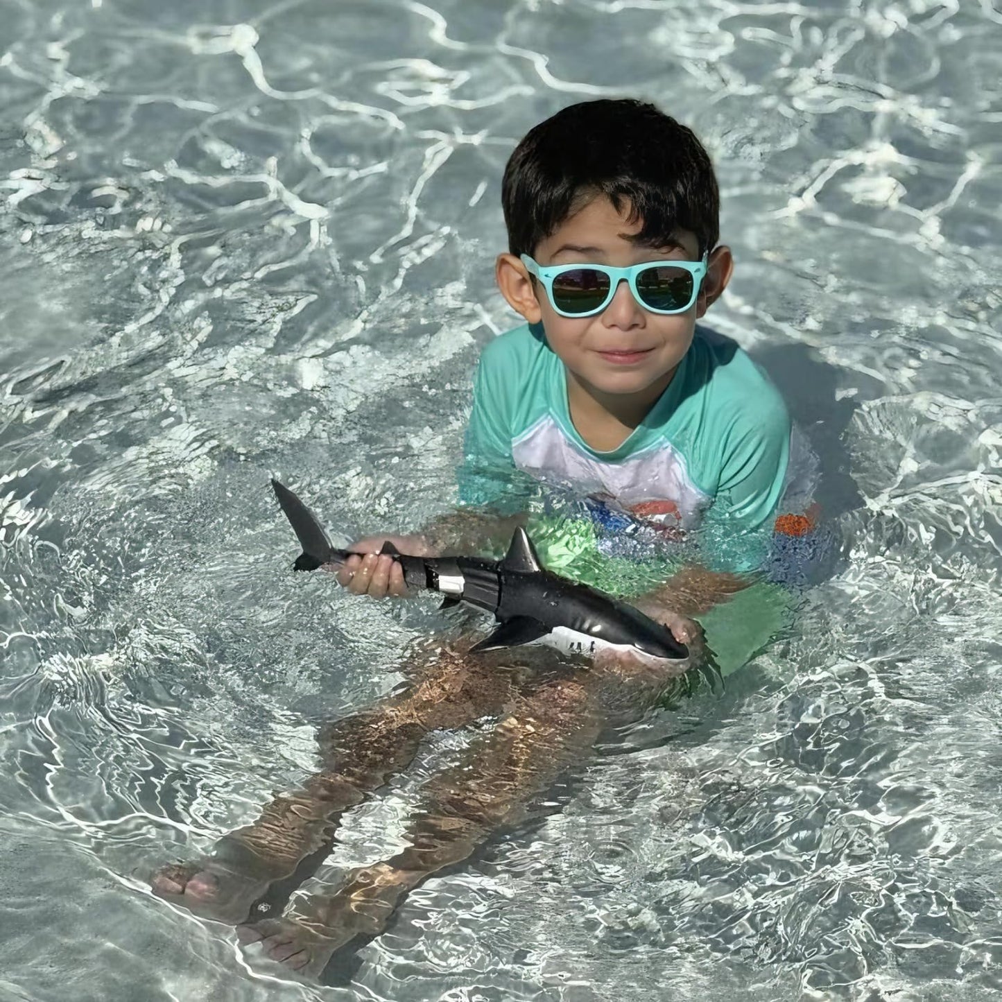 Coodoo 2.4Ghz Remote Control Shark Pool Toys for Boys Kids,Highly Realistic Shark Pool Toys for Kids