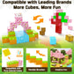 Coodoo 54 PCS Magnetic Blocks Cherry Blossom Set – STEM Building Toy for Kids 3+