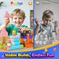 Coodoo Magnetic Blocks- 100pcs Mine Magnet World Block Cubes Toys for Kids Ages 4-8 Magnetic Tiles Kids Sensory Toys