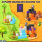 Coodoo 84 PCS Magnetic Blocks Magic Portal Forest Edition Outdoor Toys for Kids
