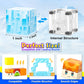 Coodoo 110 PCS Magnetic Blocks Games & Frozen Set valentines gifts for kids Montessori Stem Construction Toys