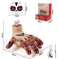 Coodoo Halloween Animatronic Crawling Wednesday Thing Hand with Creepy Sound & Light Effect, Wednesday Halloween Decorations