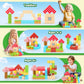 Coodoo 72 PCS Magnetic Blocks Magic Teleport Pipes Set Montessori Stem Outdoor Toys for Boys
