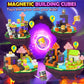 Coodoo Magnetic Blocks- 100pcs Mine Magnet World Block Cubes Toys for Kids Ages 4-8 Magnetic Tiles Kids Sensory Toys