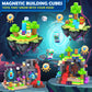 Coodoo 150PCS Magnetic Blocks Rainforest Mine Adventure Building Toys Stem Learning Blocks Gifts for Kids