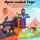 Coodoo 110PCS Magnetic Blocks Magic Sword Portal Set Building Toys Stem Christmas and Birthday Gifts