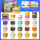Coodoo Magnetic Blocks- 100pcs Mine Magnet World Block Cubes Toys for Kids Ages 4-8 Magnetic Tiles Kids Sensory Toys
