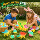 Dinosaur Hatching Surprise Eggs for Kids - 6 Pack Dinosaur Toys for Boys and Girls, Easter Basket Stuffers & Birthday Party Favors for Kids 4-8, Toddler Outdoor Toys Dino Egg Crafts Gifts for Ages 3-8