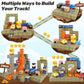 Coodoo Magnetic Blocks Build Mine Magnet World Mine Train Track Set Toys for Kids 3+