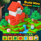 Coodoo Magnetic Blocks Travel Toys with Portable Metal Tin 40 PCS Forest Castle Set Holiday Gifts for Kids