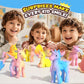 Coodoo Unicorn Hatching Rainbow Eggs for Kids - 6 Pack Unicorn Toys Craft Kits for Boys & Girls